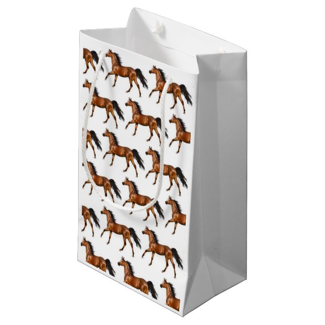 Geschenkpferd Kleine Geschenktüte (Vorderseite Schrägansicht)