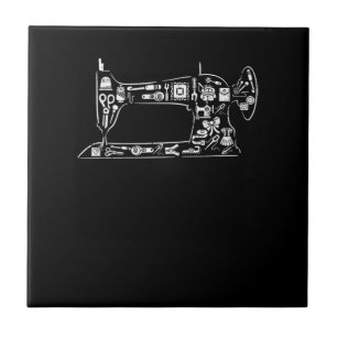 Geschenkquilter und Schneider, die das Nähen von G Fliese