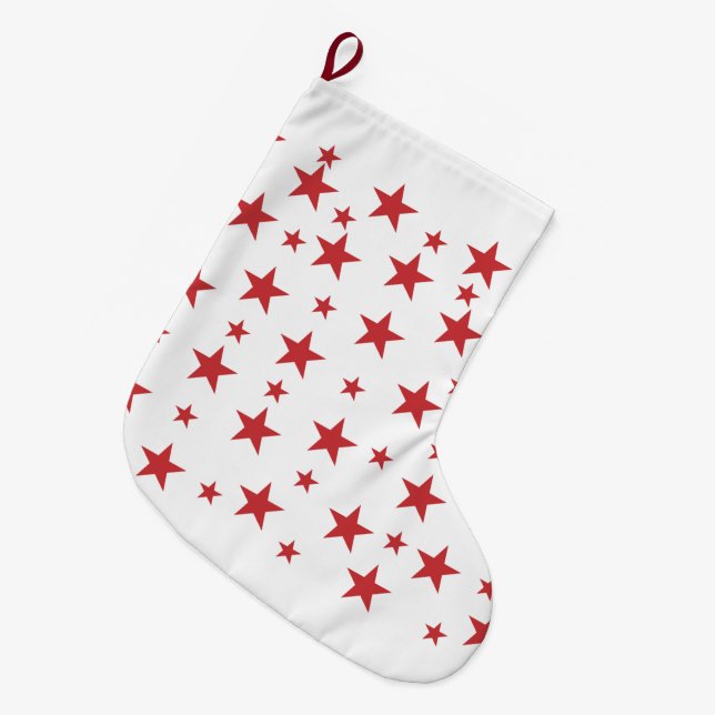 Geschenksteine Großer Weihnachtsstrumpf (Vorderansicht (hängend))