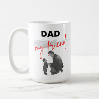 Geschenksticker am Vatertag Kaffeetasse