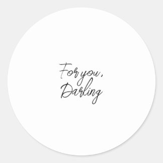 Geschenksticker Runder Aufkleber