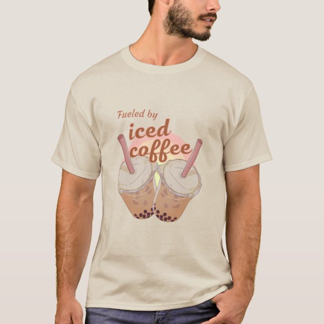 Geschenkt von eisgekühltem Kaffee, Geschenk für Ka T-Shirt (Vorderseite)