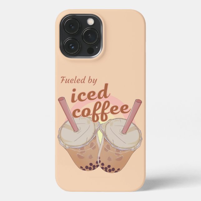 Geschenkt von eisgekühltem Kaffee. iPhone 13 Pro Max Hülle (Rückseite)