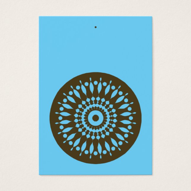 Geschenktafel - Blau und braun (Vorderseite)