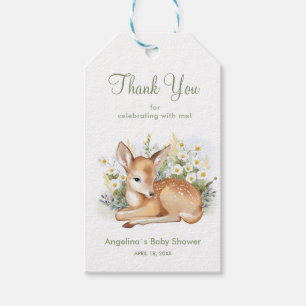Geschenktafel für Babydusche mit bezauberndem Auss Geschenkanhänger