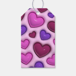 Geschenktafel mit 3D-Glosshörern Geschenkanhänger