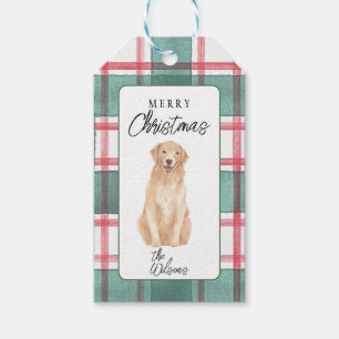 Geschenktafel Watercolor Hund Geschenkanhänger