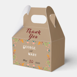 Geschenktags im Blume Geschenkschachtel