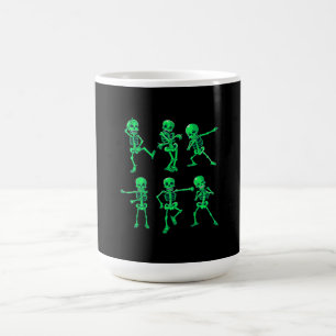 Geschenktanz  Halloween Dancing Skeletts Tanzgesch Kaffeetasse