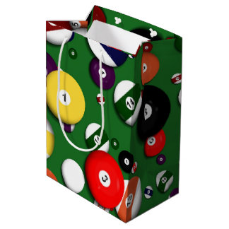 Geschenktasche - Billiards Mittlere Geschenktüte