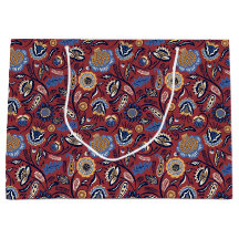 Geschenktasche - Boho Bold Floral Red