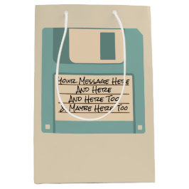 Geschenktasche für benutzerdefinierte Nachrichtenc Mittlere Geschenktüte