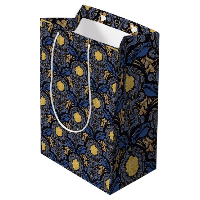 Geschenktasche für Blindbuchsen Mittlere Geschenktüte (Rückseite Schrägansicht)
