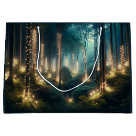 Geschenktasche für den verzauberten Wald Große Geschenktüte