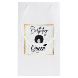 Geschenktasche für die Geburtstagskönigin Kleine Geschenktüte