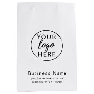 Geschenktasche für kundenspezifische Firmenlogos Mittlere Geschenktüte