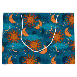 Geschenktasche für Sonne, Mond und Sterne Große Geschenktüte