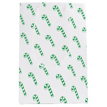 Geschenktasche - grüne und weiße Süßkartoffeln
