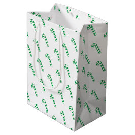 Geschenktasche - grüne und weiße Süßkartoffeln Mittlere Geschenktüte