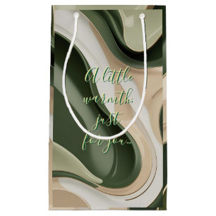 Geschenktasche in abstrakter Grafik Kleine Geschenktüte