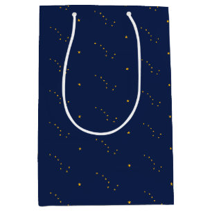 Geschenktasche mit Alaska-Flagge, USA Mittlere Geschenktüte
