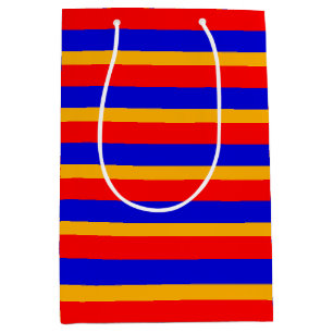 Geschenktasche mit armenischer Flagge Mittlere Geschenktüte