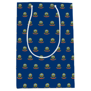 Geschenktasche mit Flagge von Idaho, USA Mittlere Geschenktüte