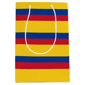 Geschenktasche mit kolumbianischer Flagge Mittlere Geschenktüte