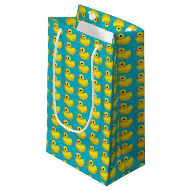 Geschenktasche "Rubber Ducky" Kleine Geschenktüte (Vorderseite Schrägansicht)