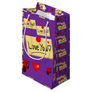 Geschenktasche Valentine Kleine Geschenktüte
