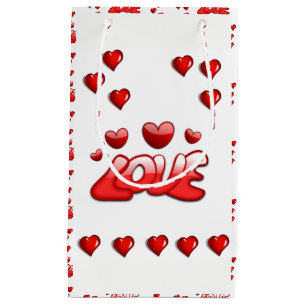 Geschenktasche Valentine Kleine Geschenktüte