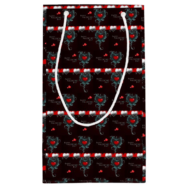 Geschenktasche Valentine Kleine Geschenktüte (Rückseite)