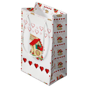 Geschenktasche Valentine Kleine Geschenktüte
