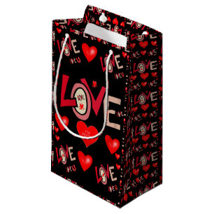 Geschenktasche Valentine Kleine Geschenktüte