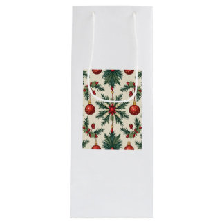 Geschenktasche (Weihnachten) Geschenktüte Für Weinflaschen