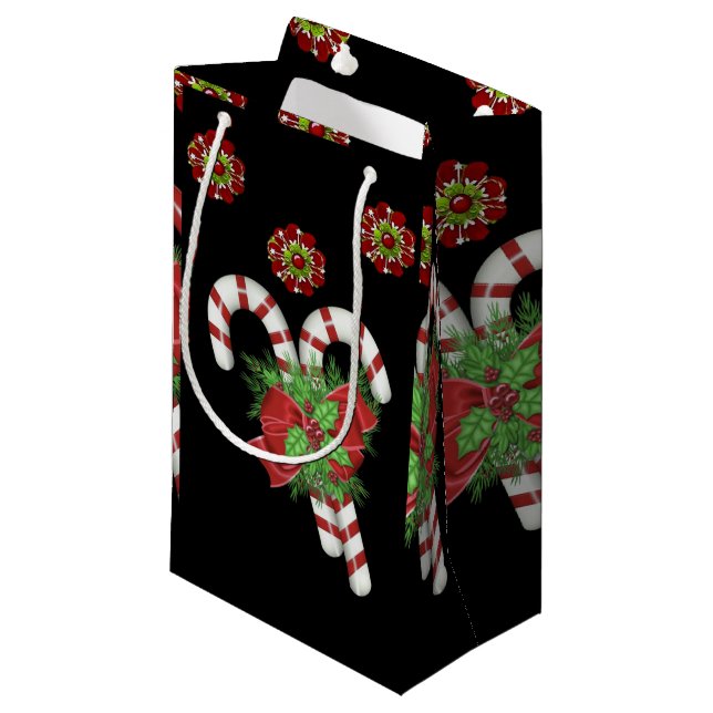 Geschenktasche Weihnachten Kleine Geschenktüte (Vorderseite Schrägansicht)