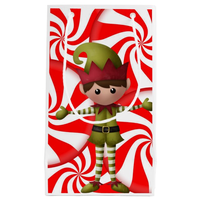 Geschenktasche Weihnachtself Kleine Geschenktüte (Vorderseite)