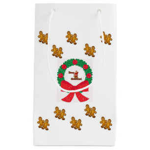 Geschenktasche Weihnachtsgingerbrot Mann Kleine Geschenktüte