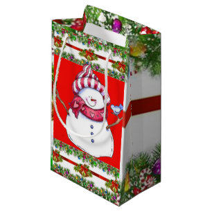 Geschenktasche Weihnachtsschnee Kleine Geschenktüte