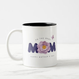 Geschenktasse für Mütter Zweifarbige Tasse