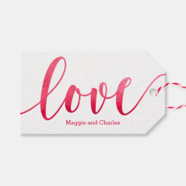 Geschenktasten für doppelseitige Liebe Valentinsta Geschenkanhänger
