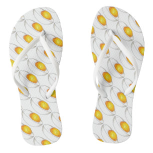 Geschenkte Eier Koch Food Picnic Feinschmecker Ges Flip Flops