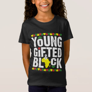 Geschenkte junge schwarze Dashiki-Afrikanische Sto T-Shirt