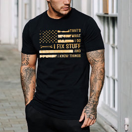 Geschenkte Vater, Vintages mechanisches Shirt, ich T-Shirt