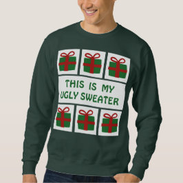 Geschenkter, hässlicher Weihnachtssüßer Sweatshirt