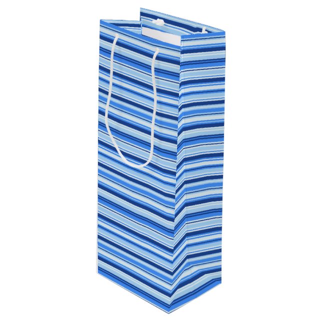 Geschenktücher Geschenktüte Für Weinflaschen (Vorderseite Schrägansicht)