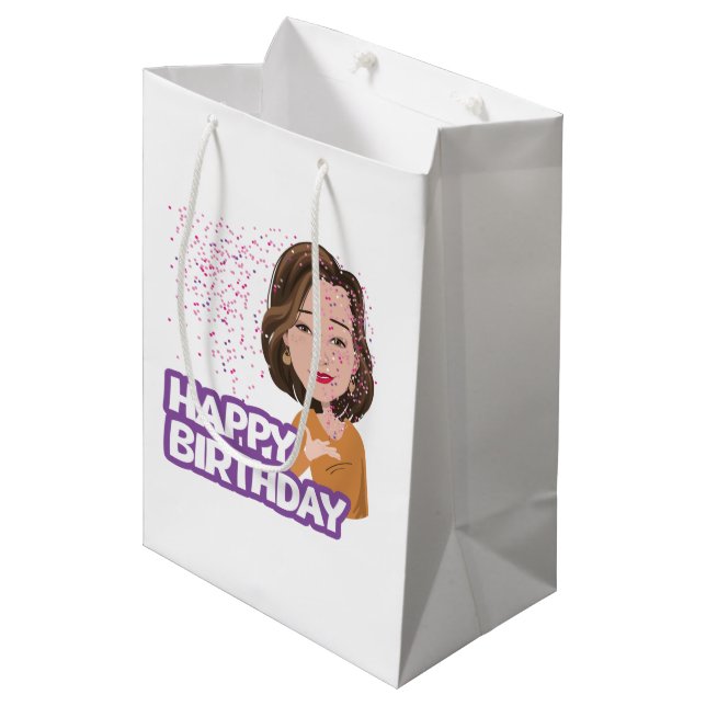 Geschenktüte (Vorderseite Schrägansicht)