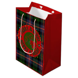 Geschenktüten mit Merry & Bright-Logo Mittlere Geschenktüte