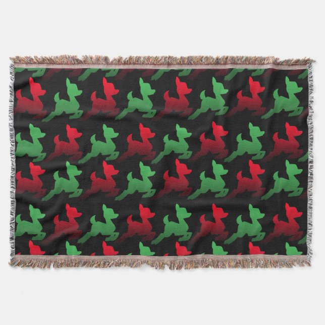 Geschenkverpackte Wurfdecke Decke (Vorderseite)