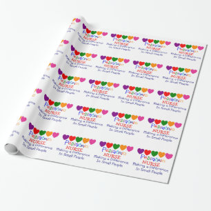 Geschenkverpackung für Kinderkrankenschwester Geschenkpapier